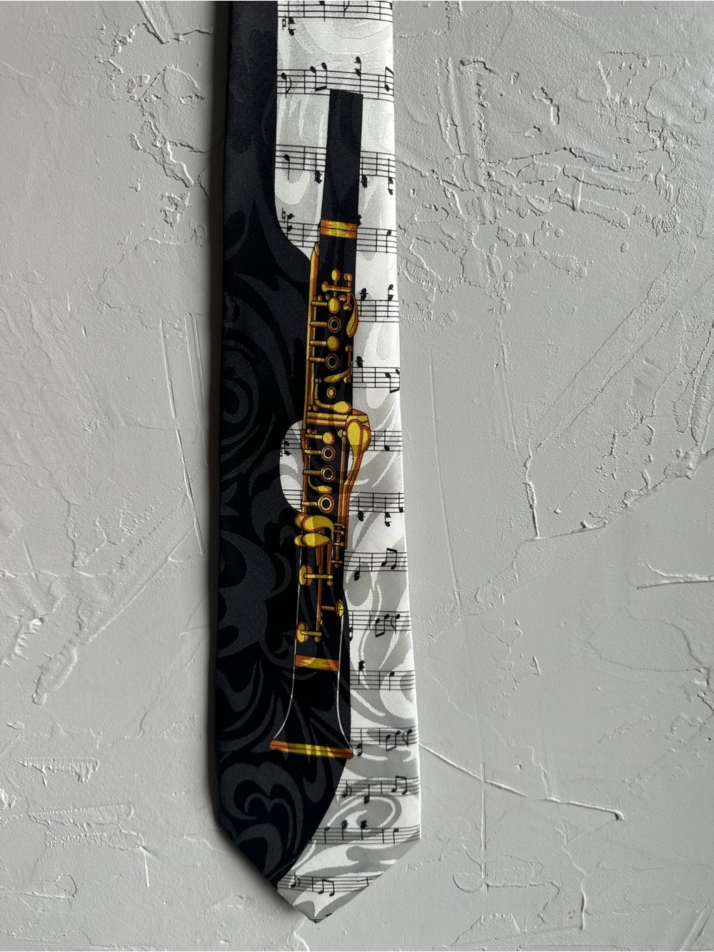 Stephen Harris Handmade Clarinet Necktie Tie Music Teacher‎ Band Director Jazz